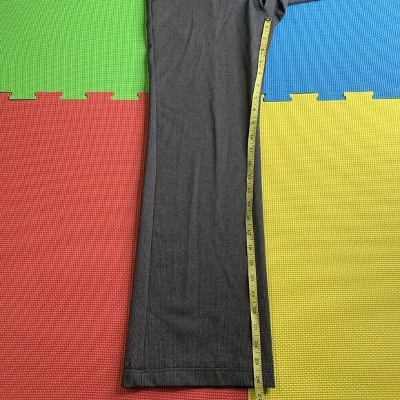 Betabrand Women’s Medium Boot Cut Pull On Dress Pants Yoga Pants Gray Pinstripe - Picture 7 of 8